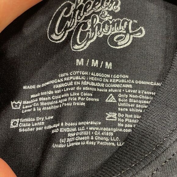 NWT Cheech and Chong Mens black tee shirt - Picture 7 of 8
